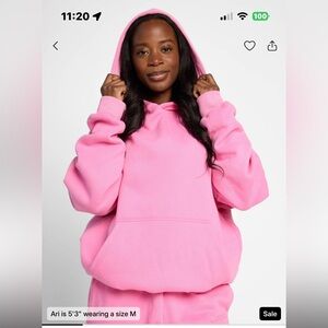 COMFRT  Hoodie & Sweatpants Set Sorbet